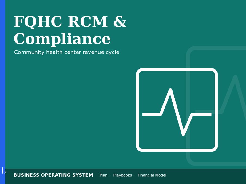 FQHC Revenue Cycle & Compliance operating system